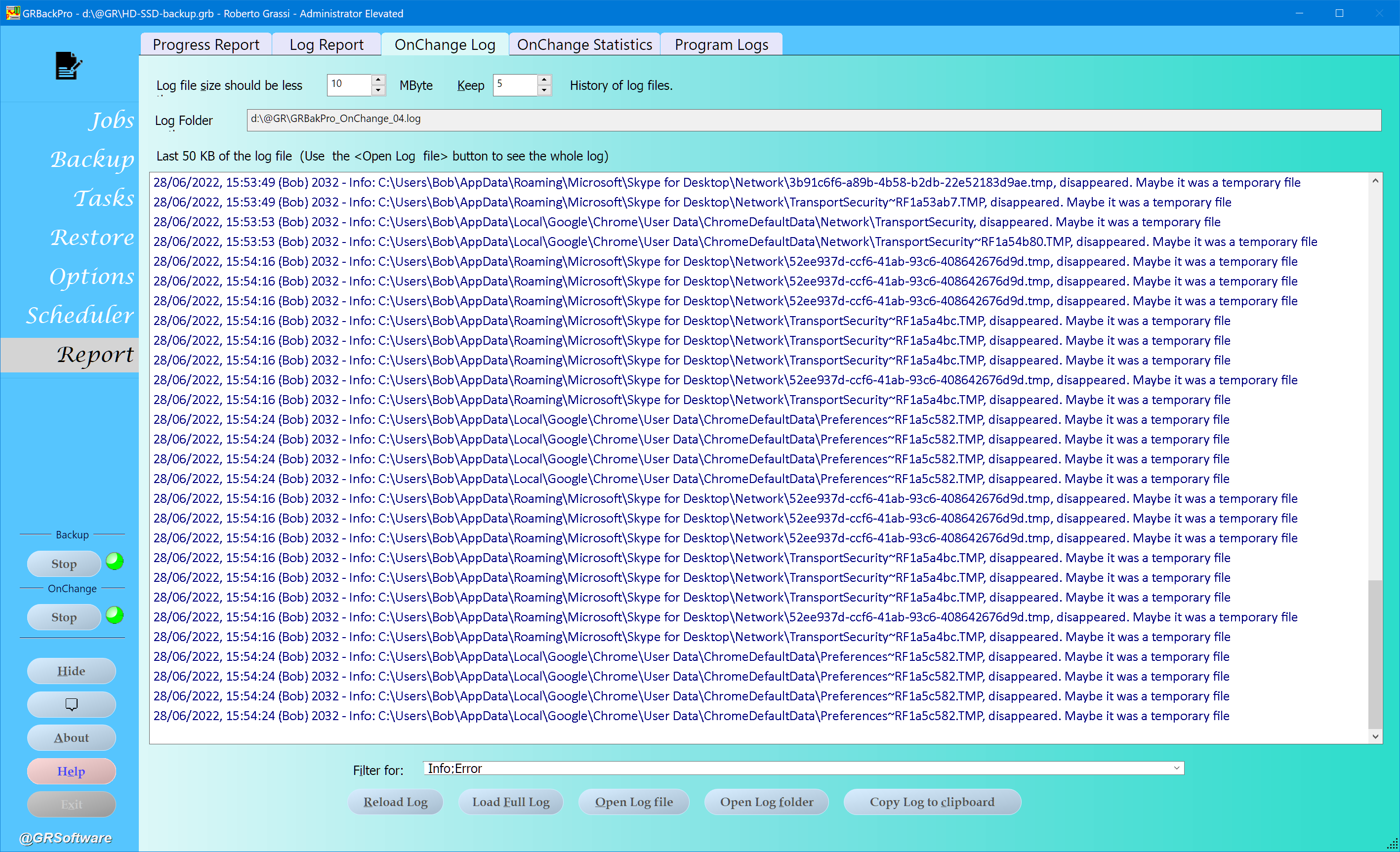 Report panel image